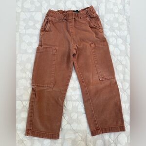H&M Kids Carpenter Pants in Rust